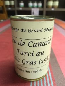Cou de Canard farci au foie gras